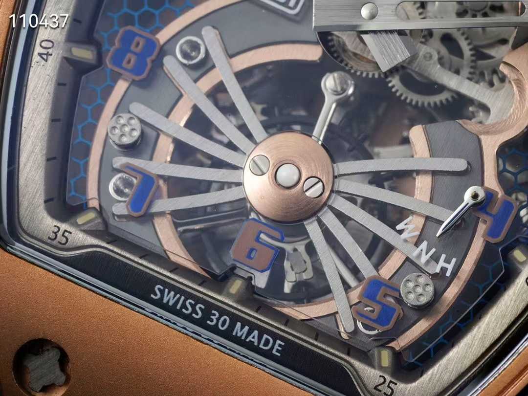 리차드밀 RM21-02 투르비용 에어로다인 뉴버젼 골드 화이트 시계 워치